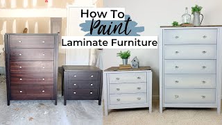 Painting Laminate Furniture | Furniture Makeover | Ashleigh Lauren