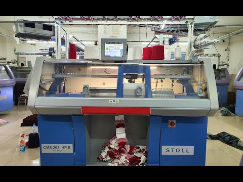 STOLL CMS 202 HP B knitting.