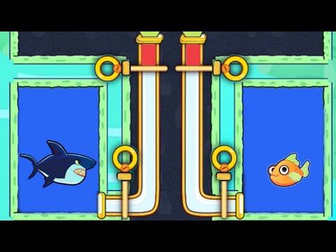 New save the fish game / New updated save  fish pull the pin mobile game / level 11604 - 11621