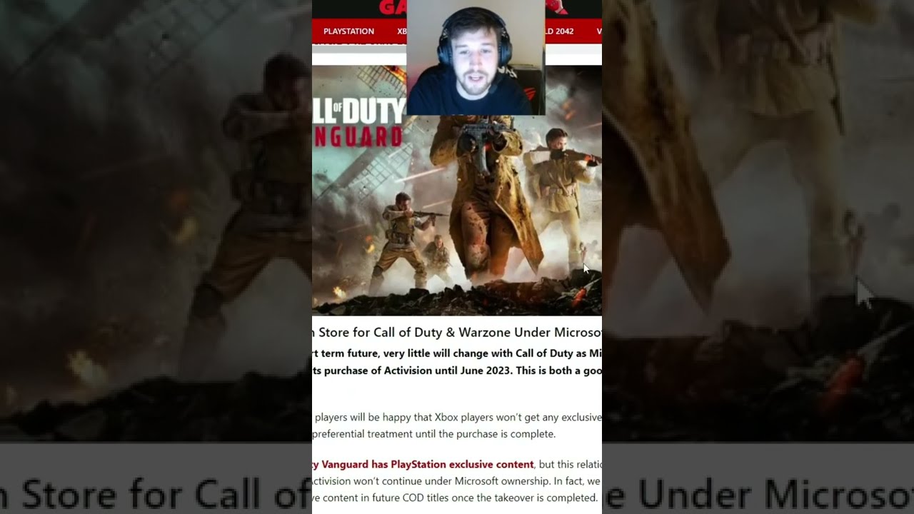 This is HUGE! news for Call of Duty and Activision! 😱 👀 #callofduty #warzone #shorts