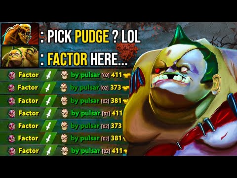 SERIOUSLY? Counter Pick Lifestealer ? Sorry Bro Factor Pudge is Here !!! No Escape 100% No Mercy