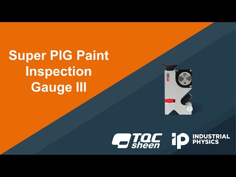Video do SuperPIG Paint Inspection Gauge III