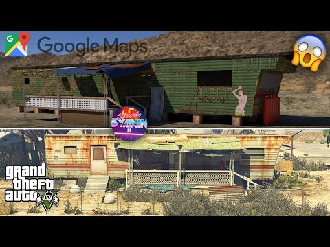 PENAMPAKAN RUMAH TREVOR GTA 5 DI GOOGLE MAPS/EARTH DUNIA NYATA MISTERI RAHASIA