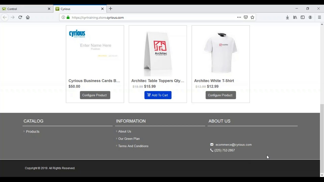 Ecommerce-Step 4 Storefront Navigation