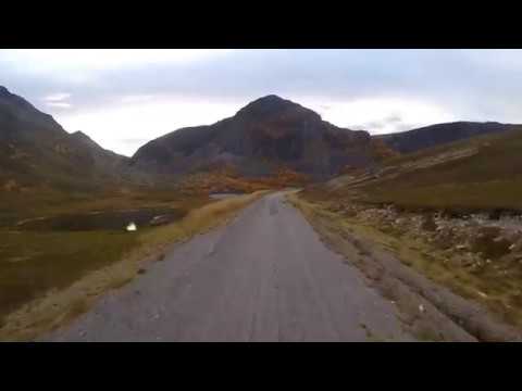 Old road around Sortviktunnelen on E69, 18.09.2016 [HD]