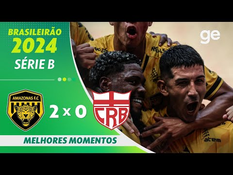 Gols e lances de Amazonas x CRB