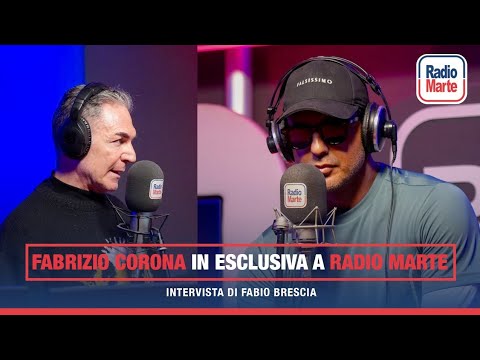 FABRIZIO CORONA 👑 Radio Marte exclusive: from illness to Falsissimo, interview by Fabio Brescia 🔥