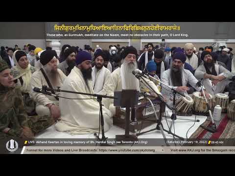 013 Toronto Feb. 2022 Saturday AM ADV Bhai Harpreet Singh Jee Toronto