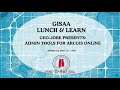 Geo Jobe Presents AdminTools For ArcGIS Online
