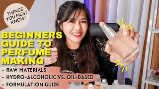 DIY PERFUME MAKING BASICS FOR BEGINNERS-  FORMULATION GUIDE AND TUTORIAL // PHILIPPINES