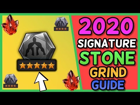 Best Ways To Get Signature Stones | Grind Guides 2020 | Marvel Contest of Champions
