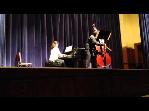 Bottesini Elegy #2 Romanza dramatica -Jorge Licero- Double bass (Filmacion Ines de Licero)