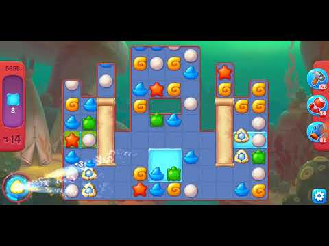 Fishdom. 5658 hard level no boosters and diamonds