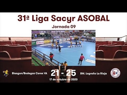 31ª Liga Sacyr ASOBAL J09: Blasgon/Bodegas Ceres VA - BM. Logroño La Rioja 21-25
