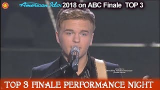 Caleb Lee Hutchinson sings “Folsom Prison Blues” Hometown song  American Idol 2018 Finale Top 3