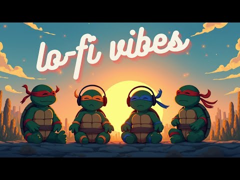 Ninja Turtles Lo-Fi Chill Beats | Relaxing Hip Hop Vibes for the 90s Kids 🐢🎶