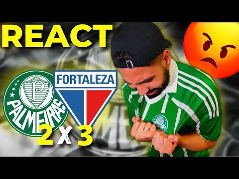 REACT PALMEIRAS 2 X 3 FORTALEZA -  SÓ PASSEI RAIVA