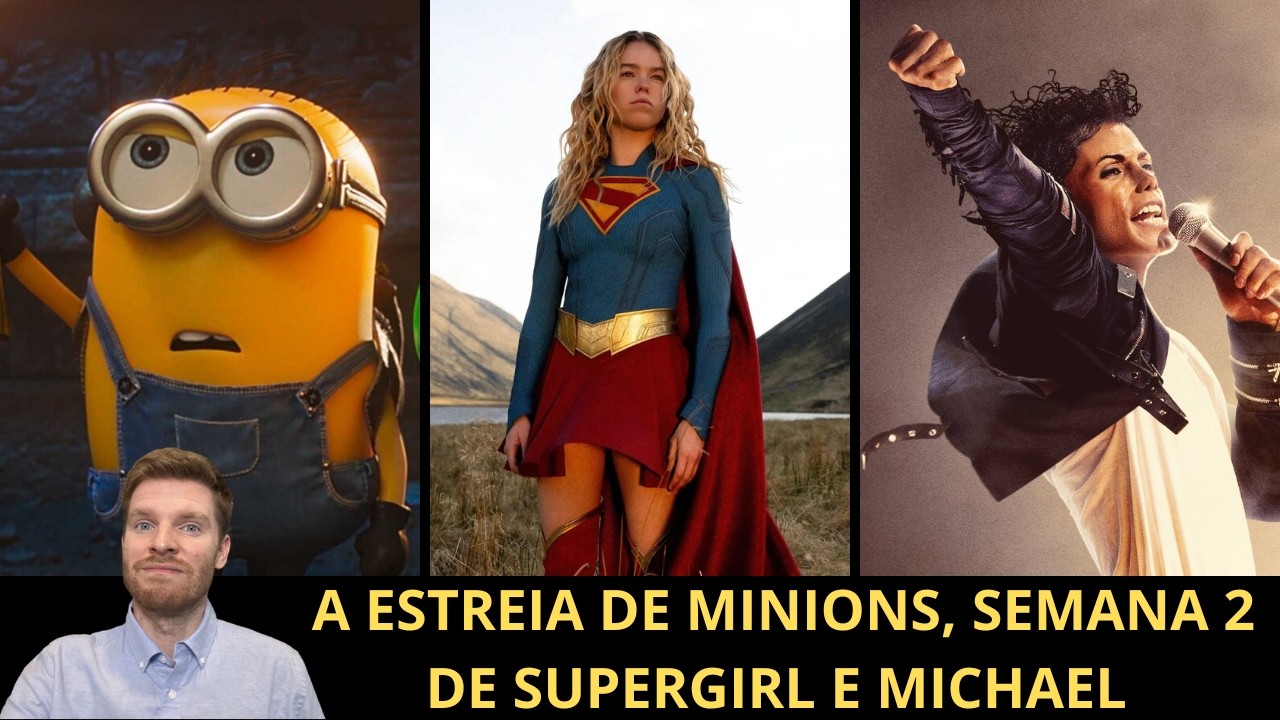 Minions & Monstros tem pior estreia da franquia, o tombo de Supergirl e o recorde de Michael