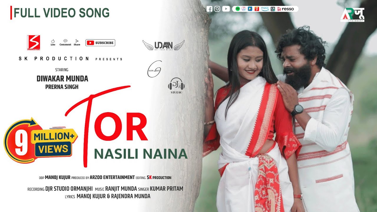 TOR NASILI NAINA | KUMAR PRITAM | NEW NAGPURI SONG | DIWAKAR MUNDA & PRERNA | ARZOO | SKproduction