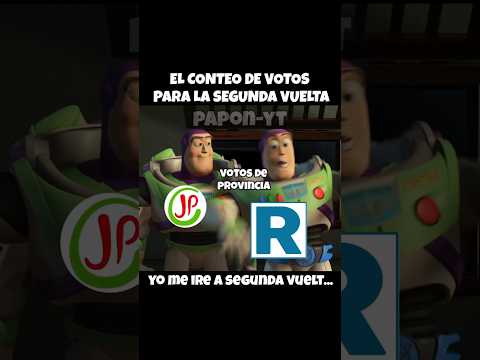 el Conteo de votos para la segunda vuelta #humor #memes #youtubeshorts