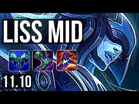 LISSANDRA vs TALON (MID) (DEFEAT) | Rank 4 Liss, 6 solo kills | NA Grandmaster | v11.10