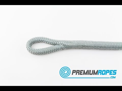 How to make an eye in double braided polyester rope