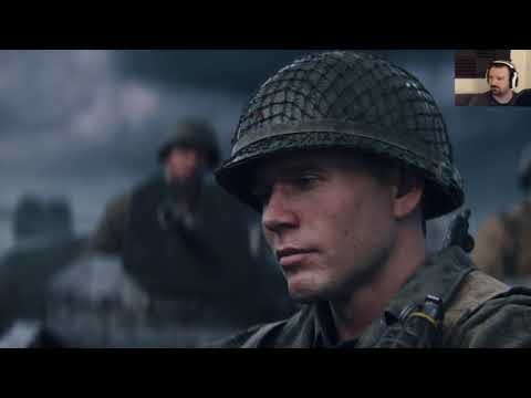 Call of Duty: WW II Campaign playthrough pt1 - Stormin' That Normandy