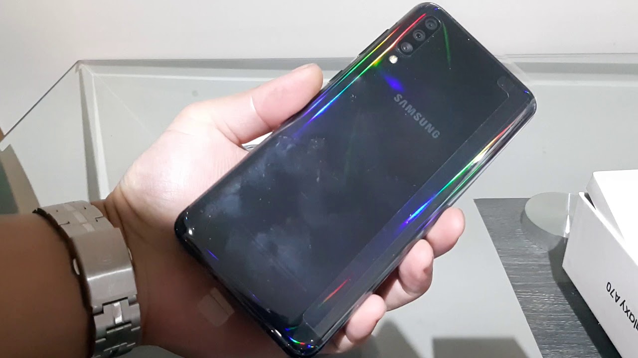 Samsung galaxy A70 unboxing
