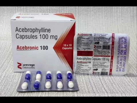 Acebrofon 100mg Tablets for Chronic Bronchitis (10x10 Strip)