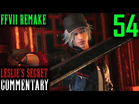 Final Fantasy VII Remake Walkthrough Part 54 - Leslie's Secret & Back Into The Sewers (Chapter 14)