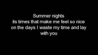 Cassie Steele- Summer Nights LYRICS
