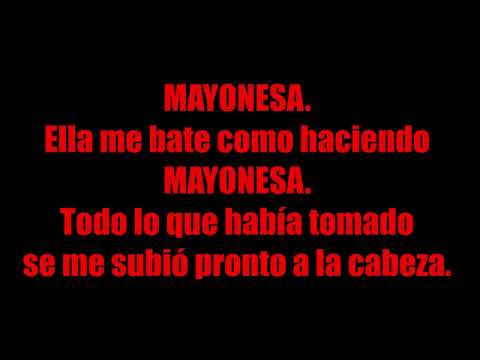 Chocolate - Mayonesa (Letra)