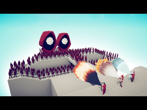 100x SQUID GAME STAFF + GIANTS vs 3x EVERY GOD - TABS | Totally Accurate Battle Simulator