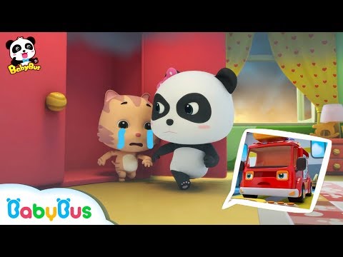 Baby Panda's Fire Evacuation | Super Firefighter Rescue Team | Kids Safety Tips | BabyBus