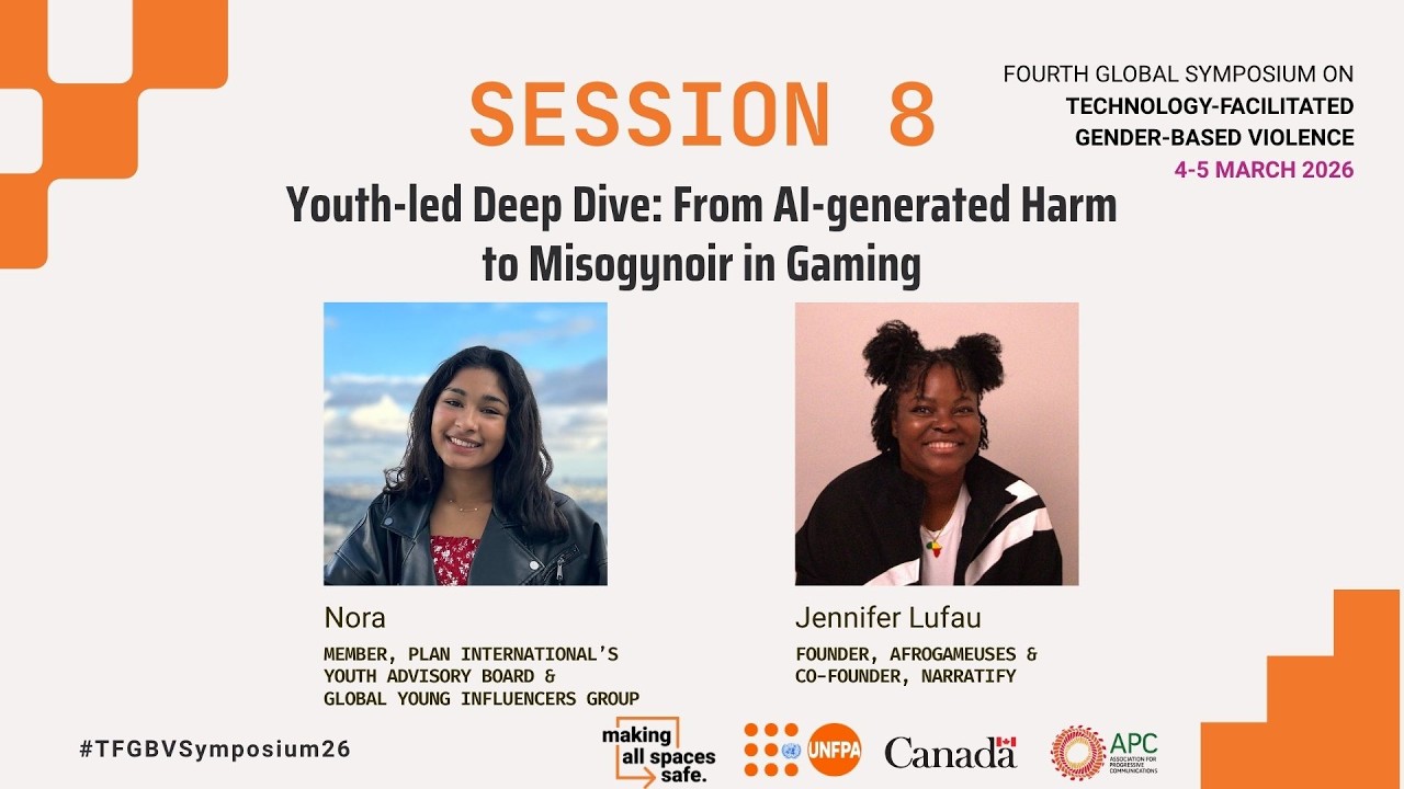 Session 8 | Youth-led Deep Dive: From AI-generated Harm to Misogynoir in Gaming