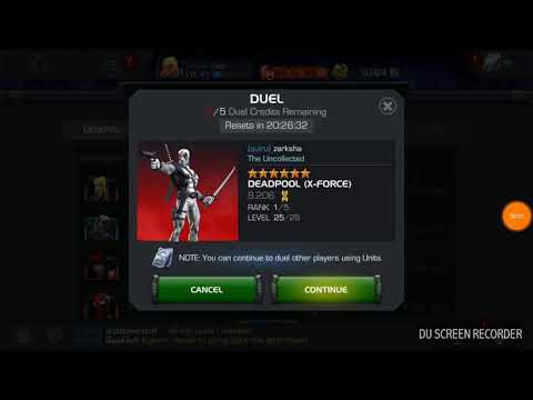 MCOC: Defeating 6* Deadpool ( Xforce)