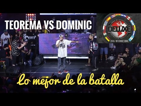 TEOREMA vs DOMINIC - LO MEJOR DE LA BATALLA - BDM Deluxe 2016
