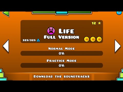 Geometry Dash Nostalgia - Level 5:Life (FULL VERSION) All Coins