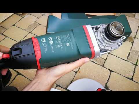 Unpacking / unboxing angle grinder Metabo WEA 26-230 MVT QUICK 606476000