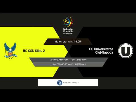 L1BM 2022-2023: BC CSU Sibiu 2 - Universitatea Cluj-Napoca
