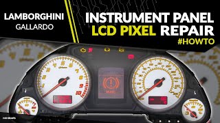 Lamborghini Gallardo instrument cluster repair – DIS screen replacement