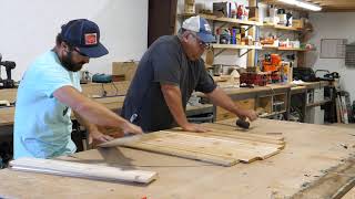 Sauna Trailer Step 24: Tinkering with Interior Wood Templates
