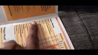 How mc donalds Menu guide will beAllergen information guide|Ganesh the telugu vlogger
