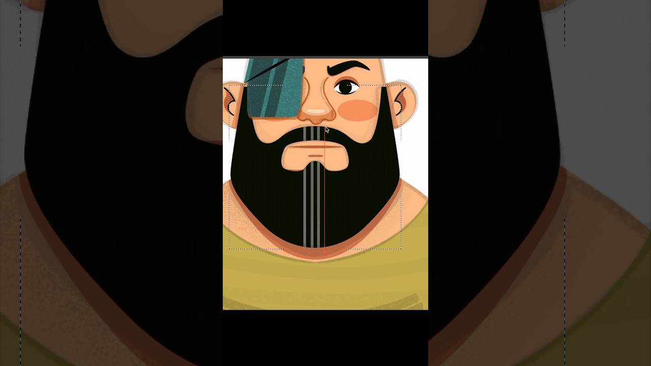 ‘The Devil’ DIGITAL vector illustration process in Adobe Illustrator! #digitalart #adobeillustrator