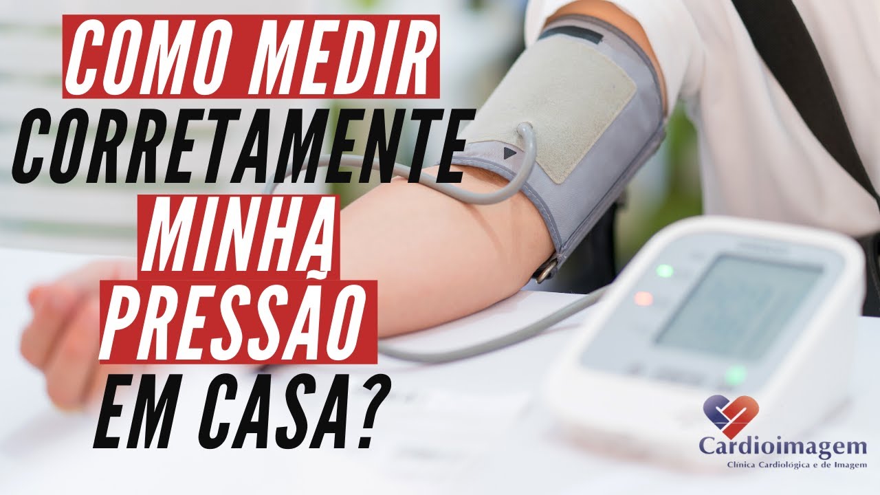 Como medir corretamente minha pressão arterial em  casa.