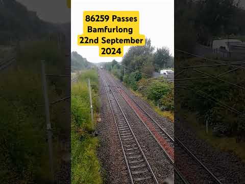 86259 Passes Bamfurlong 22nd September 2024