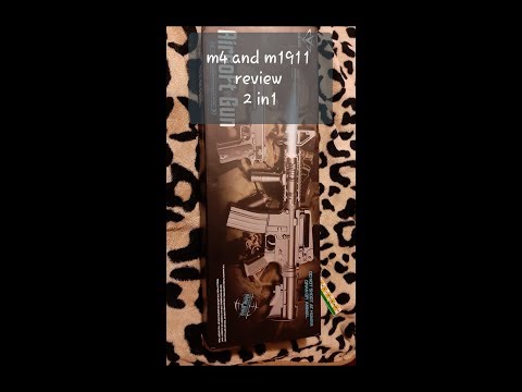 vigor gun starter set m4 and p1911 review (now way it's this cheap) part 1