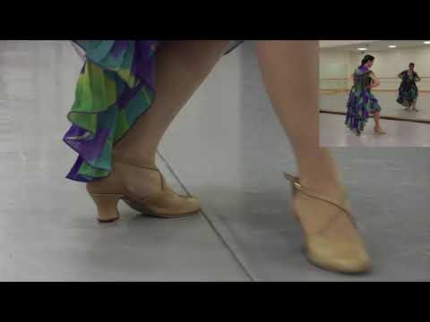 Segunda sevillana, primer paso. Clases de sevillanas