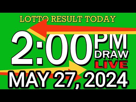 LIVE 2PM LOTTO RESULT TODAY MAY 27, 2024 #2D3DLotto #2pmlottoresultmay27,2024 #swer3result