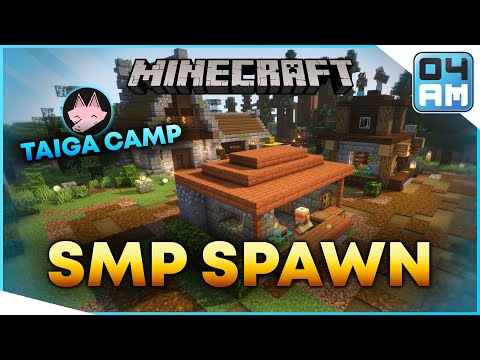 04AM - We Made The Dungeons Camp Better in Minecraft - 04AM SMP Spawn Teaser & Community Dragon Fight
